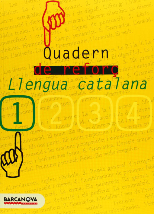 Quadern de reforç de llengua catalana 1