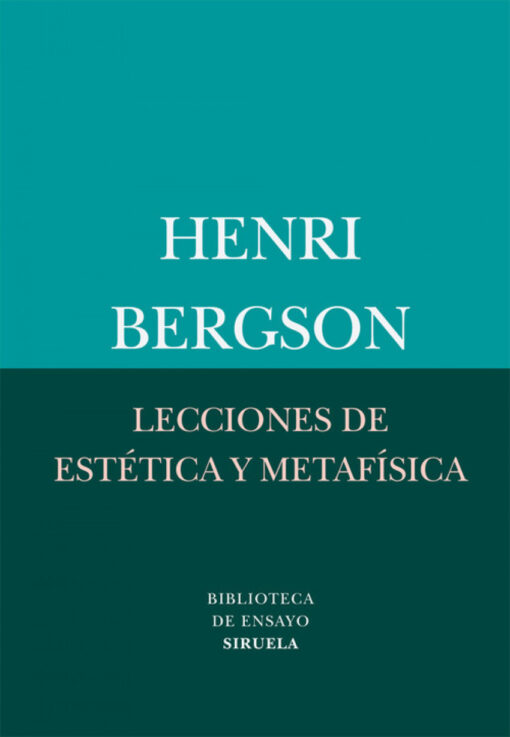 Lecciones de estetica y metafisica