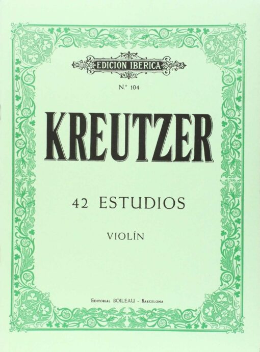 42 estudios violín