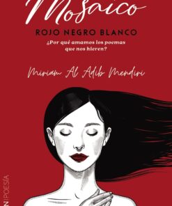 Mosaico rojo negro blanco
