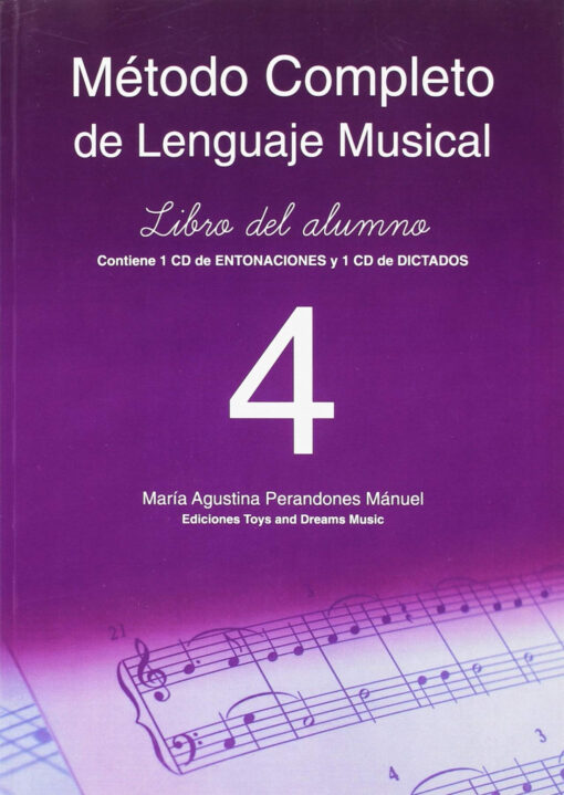 Método completo de lenguaje musical, 4 nivel libro del alumno