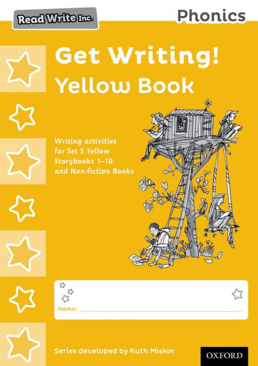 PACK 10 RED WRITE INC.PHONICS:GET WRITING YELLOW BOOK